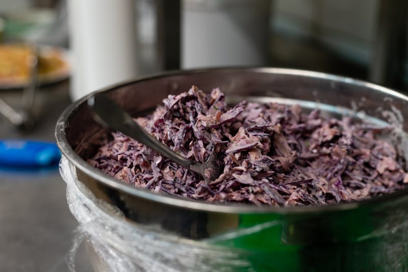 Coleslaw fresh side dish