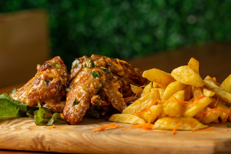 Solo meal wings tenders and fries